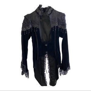 Spirit Halloween, Women’s, Size M, Gothic Victorian, Vampire Jacket, Black